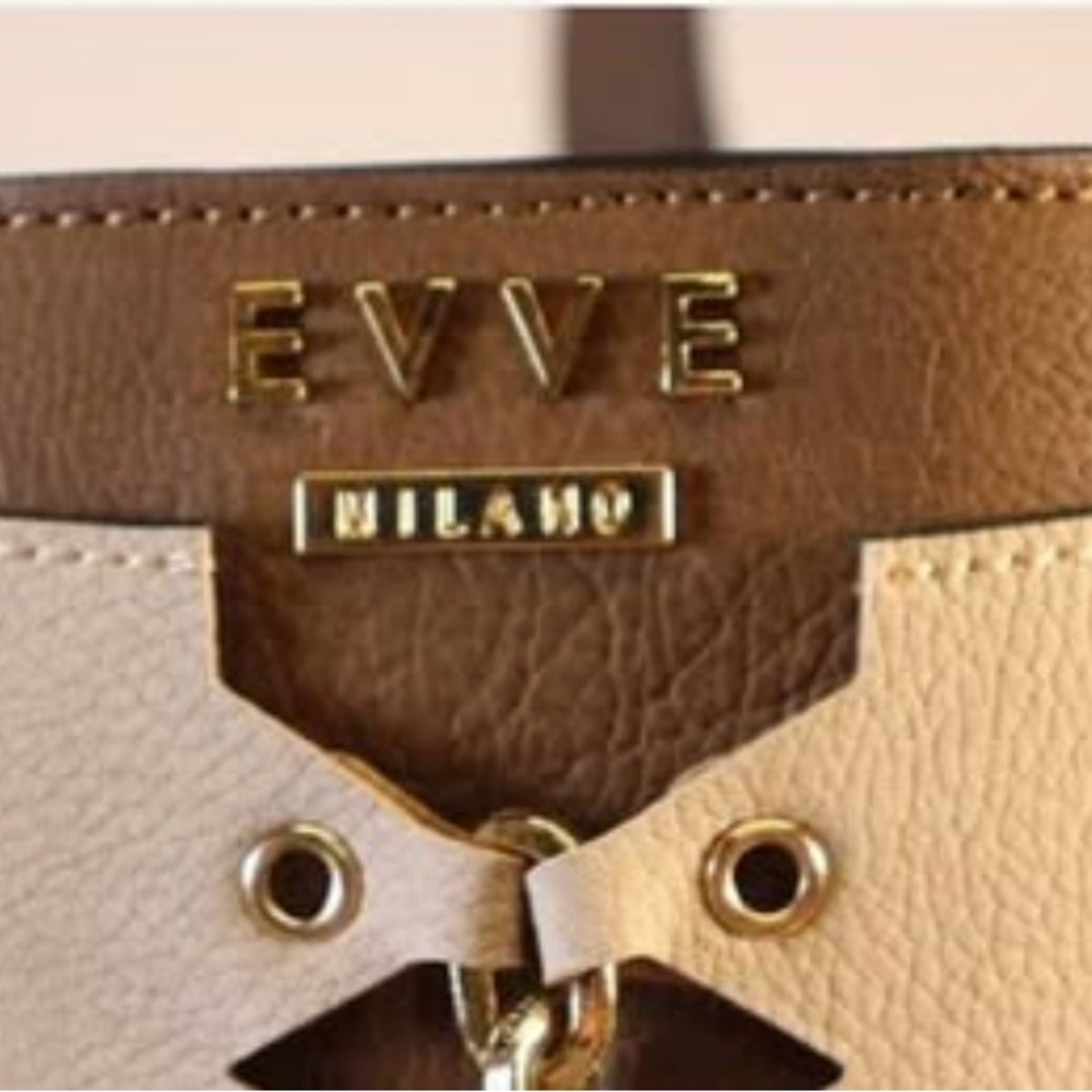 Milano Brown and Cream Women's Bag